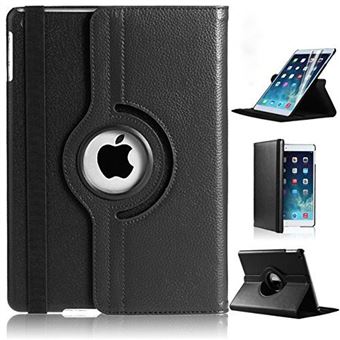 Capa Rotação 360 Tipo Livro Stand Case Rotating Multi4you para Apple iPad 2 / 3 / 4 - Preto - 1