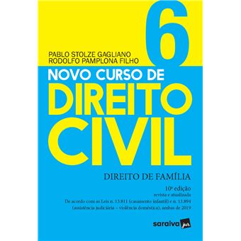 Novo Curso de Direito Civil Vol 6 - Direito de Família - 10ª Ed. 2020 - 1