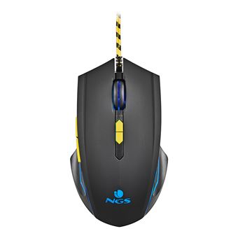 Rato Gaming com Fios NGS GMX-123 | 3200 DPI | Amarelo - 1