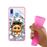 Capa Hapdey para Samsung Galaxy A40 2019 Design Gatinho em Muro Partido em Silicone Flexível e TPU Cor-de-Rosa_3