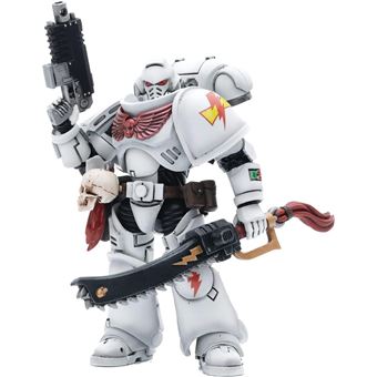 Figura Joy Toy White Scars Assault Intercessor Brother Batjargal Warhammer 40000 | 12 cm - 1