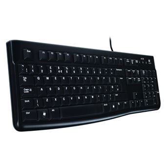 Teclado com Fios Logitech K120 | Idioma: Suíço | Preto - 1