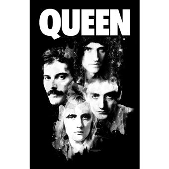 Poster Rock Off Queen - Faces | Textile Poster | 70 cm x 106 cm - 1