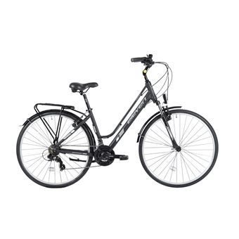 Bicicleta de Passeio Cycles-Eleven Comfort Senhora 700 | 21v | Preto / Cinza Mate - 1