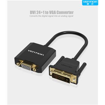 Conversor Vention Adaptador DVI 24 + 1 para VGA (15cm) - 1