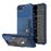 Capa Magunivers PU revestido com folha built-in azul para Apple iPhone 8 Plus/7 Plus/6s Plus/6 Plus 4.7 inch_0