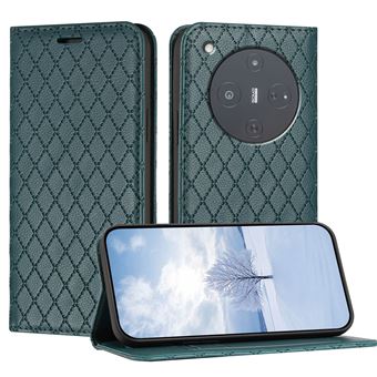 Capa ZURSANA para ZTE Nubia P9 Pro 5G | Pele PU | Suporte para Cartões | Aba de Proteção | Verde - 1