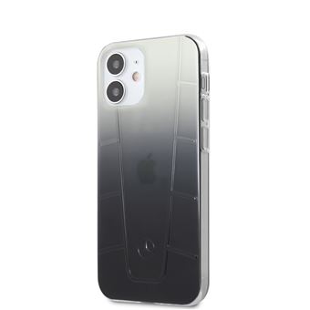 Capa traseira iPhone 12 mini Mercedes-Benz Rigida em Preto Fumado - 1