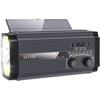 Rádio de Emergência Solar com Manivela Orysin AM/FM, 5 Modos de Carregamento - 1