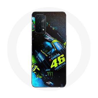 Capa Maniacase para Oppo A74 Valentino Rossi Piloto  de Corrida Moto Gp - 1