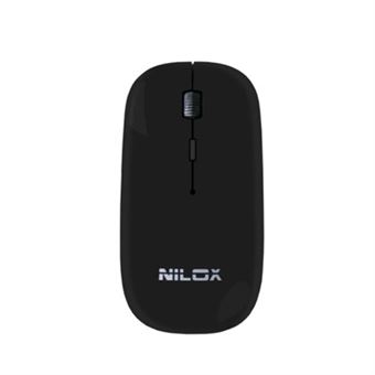 Rato Wireless Nilox Mouse MW30 Black | 1600 DPI | Preto - 1