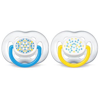 Chupeta para bebé Philips AVENT Acalma com o conforto do ar das chupetas Freeflow