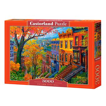 Puzzle CASTORLAND 300709 Autumn City Hill | 3000 Peças - 1