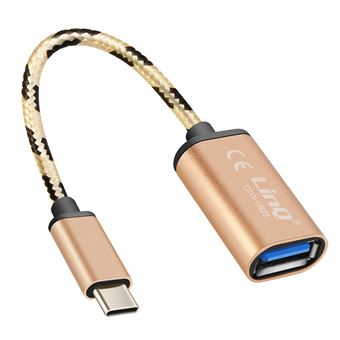 Cabo adaptador USB-C para USB OTG LinQ | 15cm - 1