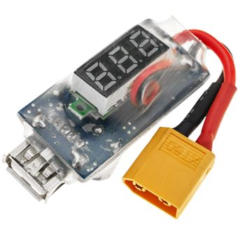 Controlador Eletrónico BeMatik de Motor ou Servo 2-6S LIPO Bateria USB LCD DW-0944 - 1