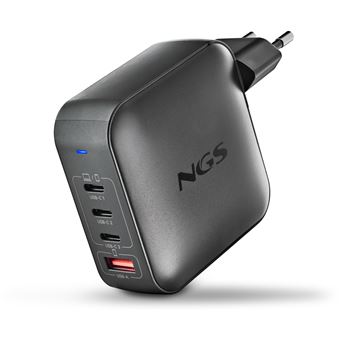 Carregador de Dispositivos Móveis NGS BUD 165W | Preto - 1