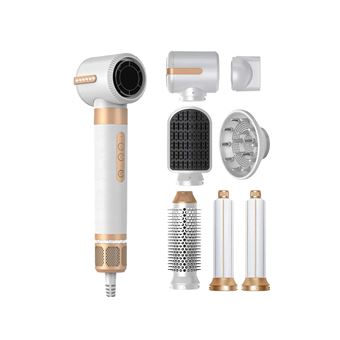 Kit Secador Modelador de Cabelo OnLike | 7 em 1 | Branco - 1