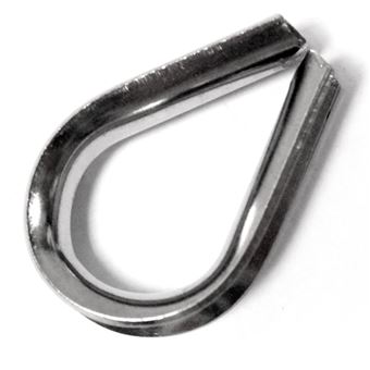 Braçadeira de Cabo de Metal BeMatik para Cabo de Aço Inoxidável 6,0 mm - 1