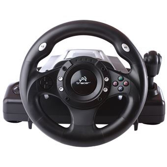 Tracer Drifter Volante + Pedais PC,Playstation 2,Playstation 3 Preto