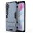 Capa Magunivers para Xiaomi Mi CC9 Pro/Note 10 | TPU | híbrido | Muleta - Azul escuro_1