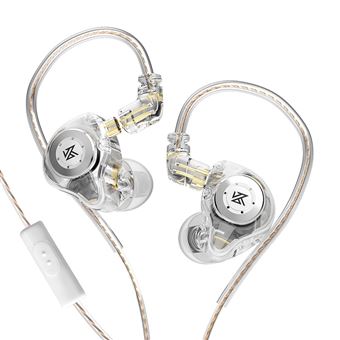 Auriculares com Fios KZ EDX PRO - Branco - 1