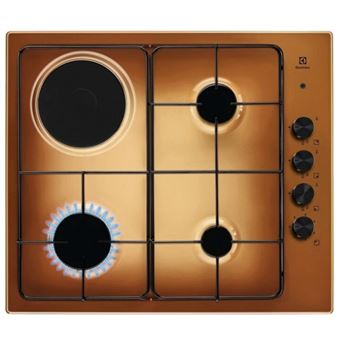 Placa Mista Electrolux EGL62821OT | 58 cm | 4 Zonas | Dourado - 1