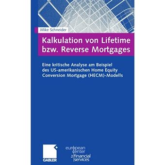 Kalkulation von Lifetime bzw. Reverse Mortgages - Paperback - 2009 - 1