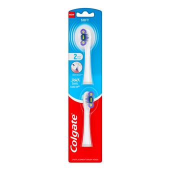 Cabeça de Escova de Dentes Colgate CN08201A | Azul, Roxo, Vermelho, Branco - 1