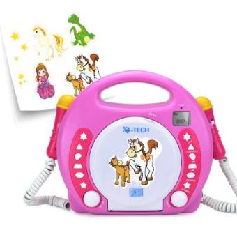 X4-TECH Bobby Joey CD/SD/USB Pink - 1