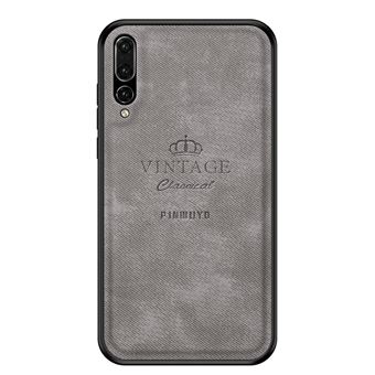 Capa e TPU + PU PINWUYO Cinza à Prova de Choque para Huawei P20 Pro - 1