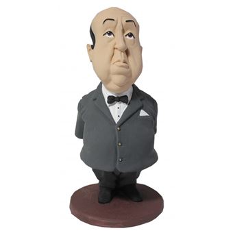 Figura Artesanal de Resina Dobles Alfred Hitchcock | 20 cm - 1