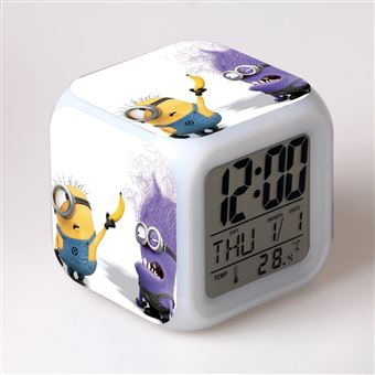 Despertador Infantil HSMY | LED | Multifuncional Colorido | Minions 20 - 1