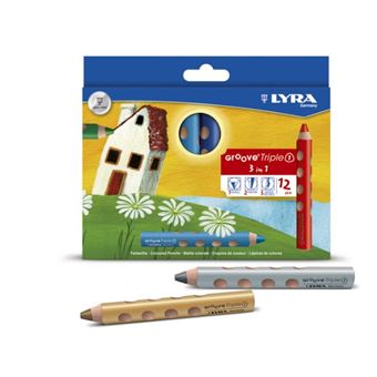 Lápis de cor Lyra Groove TripleOne - 1