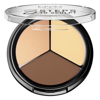 Paleta de Contorno NYX 3 Steps To Sculpt | Light | 5g - 1