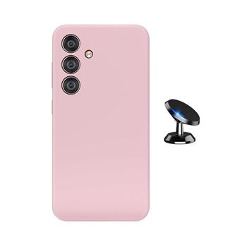 Kit Suporte Magnético + Capa Proteção Silicone Gift4Me para Samsung Galaxy A16 | Rosa - 1