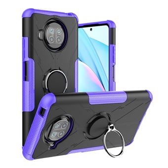 Capa e TPU à prova de queda, anti-riscos com muleta Magunivers para Xiaomi Mi 10T Lite 5G/Redmi Note 9 Pro 5G/Mi 10i 5G - roxo - 1
