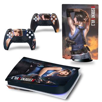 Autocolantes de Proteção HSMY para Consola Sony PS5 Edition Standard - Resident Evil -TN-PS5Disk-4379 - 1