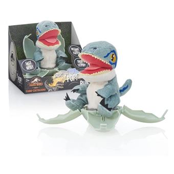 Peluche Redstring Jurassic World Drop N' Pop Dino Blue - 1