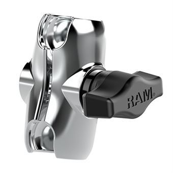 RAM Mount Chrome Double Socket Arm - 1