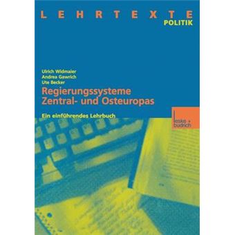 Regierungssysteme Zentral- Und Osteuropas - Ein Einfuhrendes Lehrbuch - Paperback / softback - 2014 - 1
