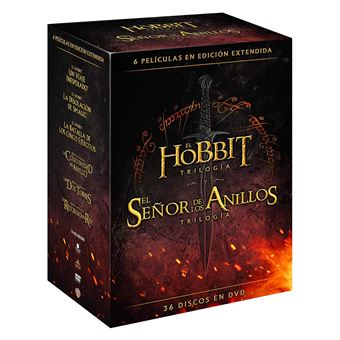 Lord of the Rings + The Hobbit / Tierra Media Pack (36DVD)