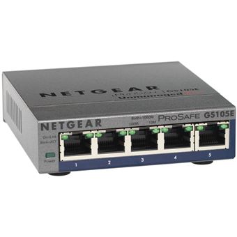 Switch de Rede NETGEAR 5-Port Gigabit Ethernet Switch | Preto - 1