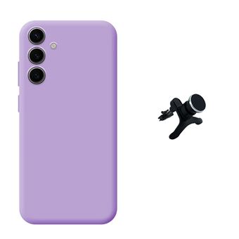 Kit Suporte Magnético Reforçado + Capa Silicone Líquido Phonecare para Samsung Galaxy A36 | Roxo - 1