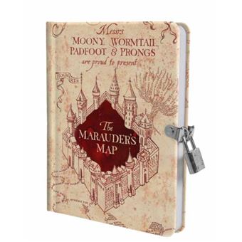 Harry Potter Marauders Map Lock And Key Diary By Insight Editions - 1
