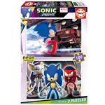 60x40 Cm Puzzle Sonic The Hedgehog 160 Piezas XL Super Shape - Para Niños 6 Años - Trefl Junior 60x40 Cm Puzzle Sonic The Hedgehog 160 Piezas XL Super Shape - Para Niños 6 Años - Trefl Junior