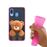Capa Hapdey para Samsung Galaxy A40 2019 Design Urso de Peluche em Silicone Flexível e TPU Cor-de-Rosa_3