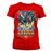T-shirt para Mulher Justice League - Team Up! | Vermelho | M_0