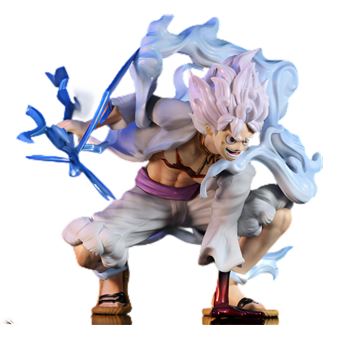 Figura Anime One Peace DUDAO  Lufei 19 WHITE BLUE - 1