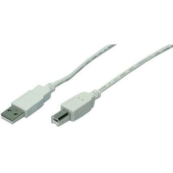 Cabo Usb LogiLink 5m USB 2.0 | Cinzento - 1