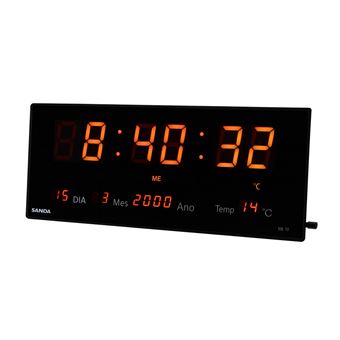 Relógio Calendário Digital SANDA SD-4130 | Preto - 1